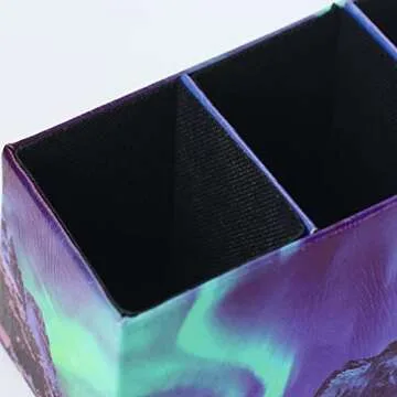 LIZIMANDU PU Leather Multifunctional Desktop Organizer