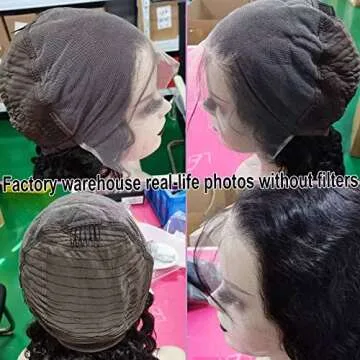 Lemoda 30Inch Water Wave Lace Front Human Hair Wig