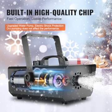 VEVOR Snow Machine - 650W Wireless Snow Maker