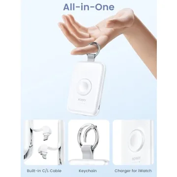 RORRY 10000mAh Portable Charger for iPhone and Apple Watch