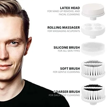 Waterproof Facial Spinning Cleansing Brush Set