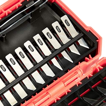 Amazon Basics 29-Piece Hobby Knife Set for Crafting Enthusiasts