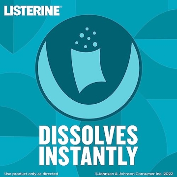 Listerine Cool Mint Breath Strips Kills Bad Breath Germs