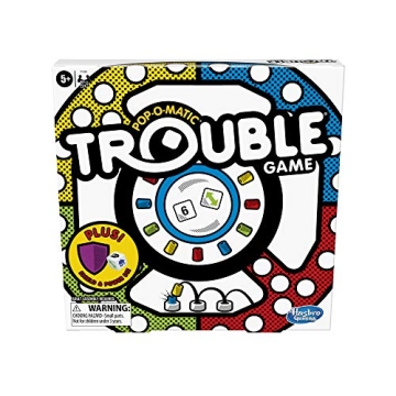 Hasbro Gaming Trouble Board Game for Families and Kids