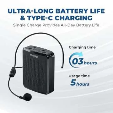 WinBridge WB008 Professional Voice Amplifier - Clear Sound