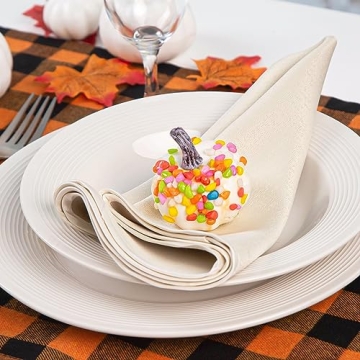 12PCS Artificial White Pumpkins for Fall Decor