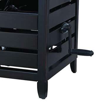 AMES 2519100 NeverLeak Cold-Weather Resistant Cabinet with Auto-Track Reel, 150-Foot Hose Capacity, Black