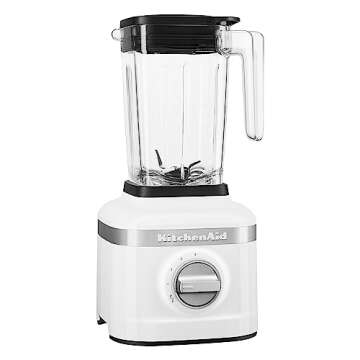 KitchenAid K150 3 Speed Ice Crushing Blender with 2 Personal Blender Jars - KSB1332Y - White, 48 oz