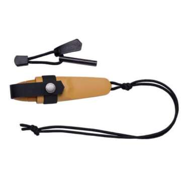 Morakniv Eldris Stainless Steel Pocket-Size Fixed-Blade Knife with Sheath and Fire Starter, 2.3 Inch