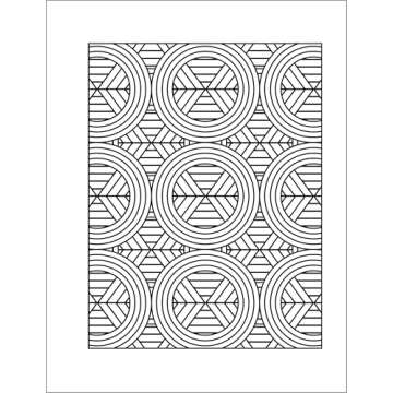 Coloring Books for Grownups with Modern Art Designs