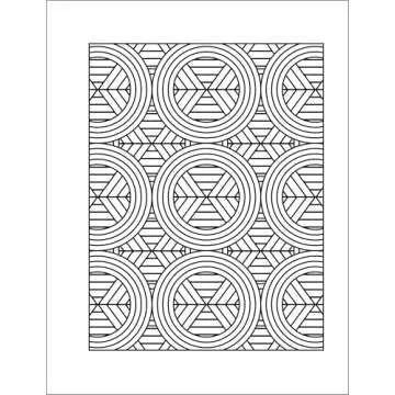 Coloring Books for Grownups with Modern Art Designs