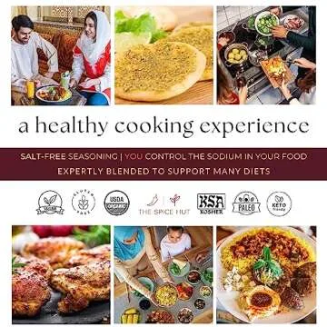 Ras El Hanout Seasoning, Organic Authentic North African Spice Blend, 2 Oz, Salt Free, Small Pouch, The Spice Hut