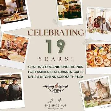 Ras El Hanout Seasoning, Organic Authentic North African Spice Blend, 2 Oz, Salt Free, Small Pouch, The Spice Hut