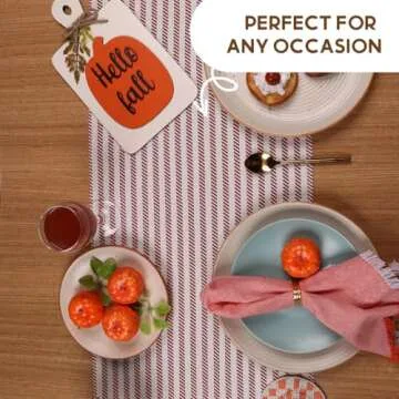 Folkulture 72-inch Cotton Table Runner with Tassels