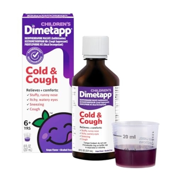 Children’s Dimetapp Cold & Cough Medicine with Grape Flavor, 8 Fl Oz