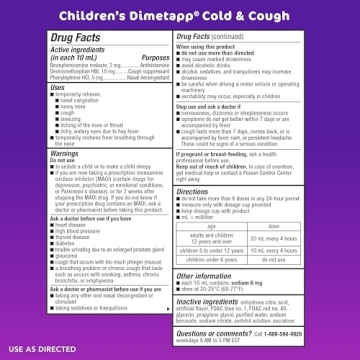 Children’s Dimetapp Cold & Cough Medicine - Effective Relief