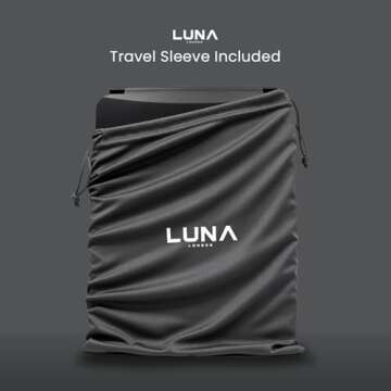 LUNA London Eclipse Portable LED Lighted Makeup Mirror