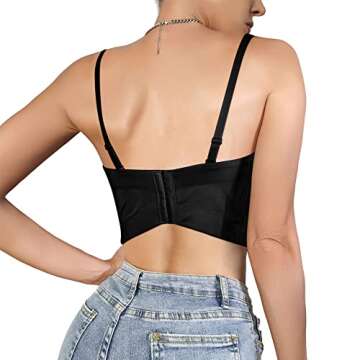 Erinaco Women's Beaded Corset Top - Festival Ready