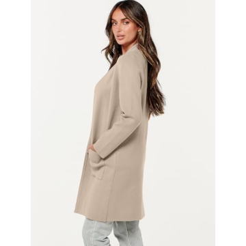ANRABESS Women's Fall Cardigan Soft Stylish Versatile