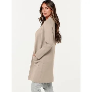 ANRABESS Women's Fall Cardigan Soft Stylish Versatile