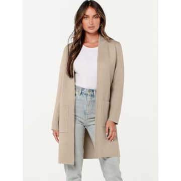 ANRABESS Women's Fall Cardigan Soft Stylish Versatile