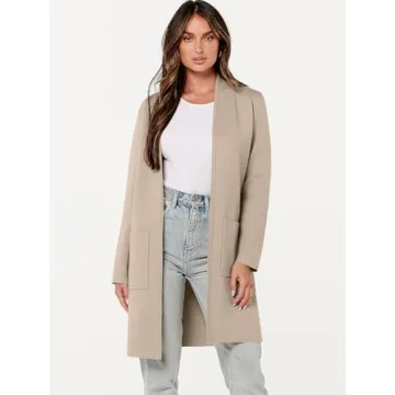 ANRABESS Women's Fall Cardigan Soft Stylish Versatile