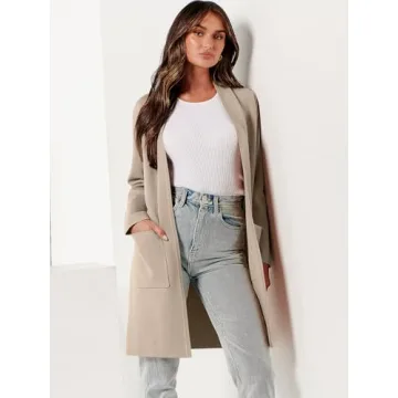 ANRABESS Women's Fall Cardigan Soft Stylish Versatile