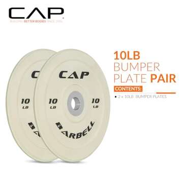 CAP Barbell Rubber Olympic Bumper Plate | Multiple Options/Colors