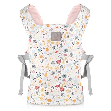 GAGAKU Soft Cotton Doll Carrier for Kids - Rose Garden