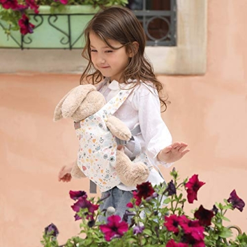 GAGAKU Soft Cotton Doll Carrier for Kids - Rose Garden
