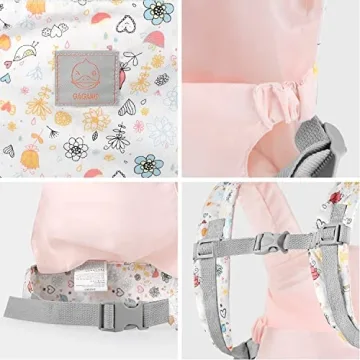 GAGAKU Soft Cotton Doll Carrier for Kids - Rose Garden