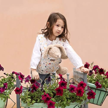 GAGAKU Soft Cotton Doll Carrier for Kids - Rose Garden