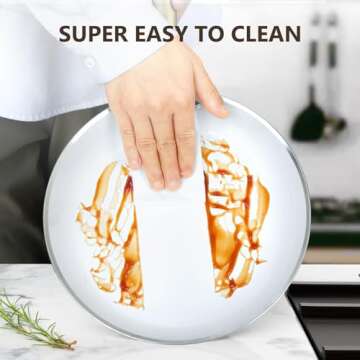 COOKSMARK 10-Piece Nonstick Ceramic Cookware Set for Healthy Cooking