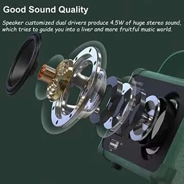 Baolira Retro Bluetooth Speaker: Mini Portable Sound Solution