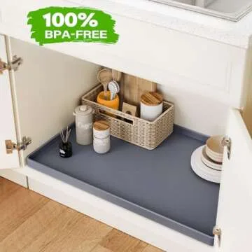 FLATO Under Sink Mat - Waterproof and Versatile for Home