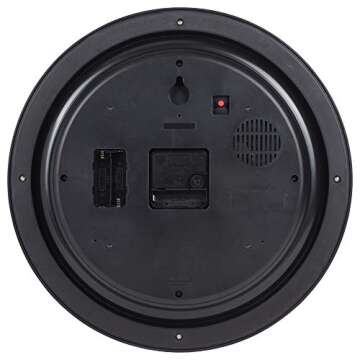 Mark Feldstein Splashing Gamefish Hourly Fishing Sounds Wall/Desk Clock, 13 Inch