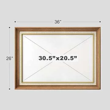 Premium Framed Green Mountain Range Canvas Wall Art