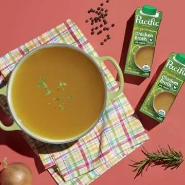 Pacific Foods Organic Low Sodium Chicken Broth 8 oz - 24 Pack