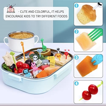 BPA-Free Animal Food Picks Fun Lunch Accessories for Kids