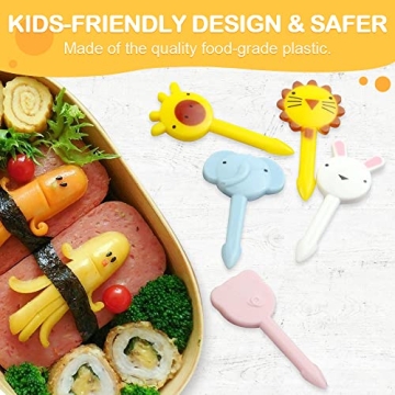 BPA-Free Animal Food Picks Fun Lunch Accessories for Kids