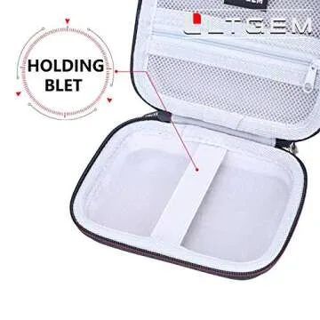 LTGEM Hard Case Compatible with Kodak Step Mobile Photo Mini Color Printer/Kodak Smile Instant Digital Printer - Protective Travel Carrying Storage Bag