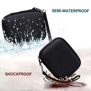 LTGEM Hard Case Compatible with Kodak Step Mobile Photo Mini Color Printer/Kodak Smile Instant Digital Printer - Protective Travel Carrying Storage Bag