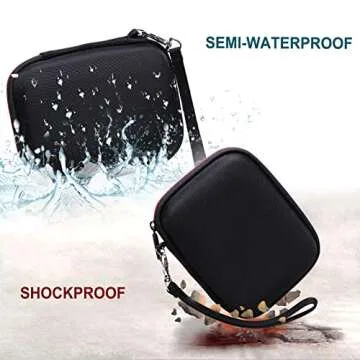 LTGEM Hard Case Compatible with Kodak Step Mobile Photo Mini Color Printer/Kodak Smile Instant Digital Printer - Protective Travel Carrying Storage Bag