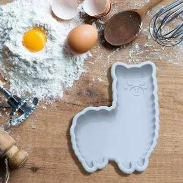 Cute 2Pcs Alpaca Cake Molds – Fun Baking Essential