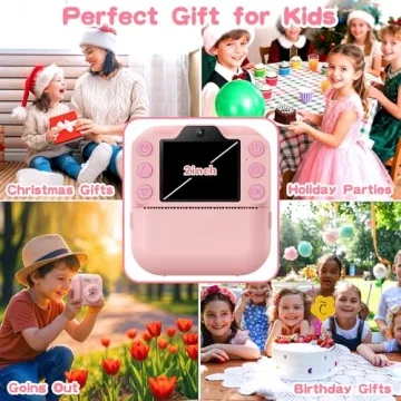 Coxlame Kids Instant Print Camera for Ages 3-12