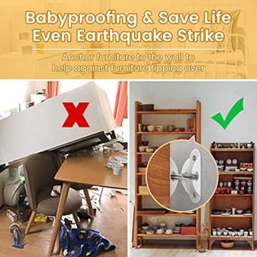 Booda Brand Furniture Anchors for Safety and Stability