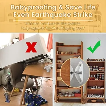 Booda Brand Furniture Anchors for Safety and Stability