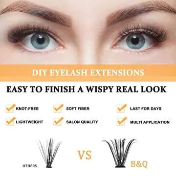 Lash Clusters 40D-D-10-18MIX for Stunning DIY Eyelash Looks