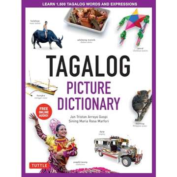 Tagalog Picture Dictionary with 1500 Words and Audio