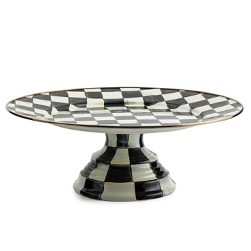 Elegant MacKenzie-Childs Pedestal Serving Platter